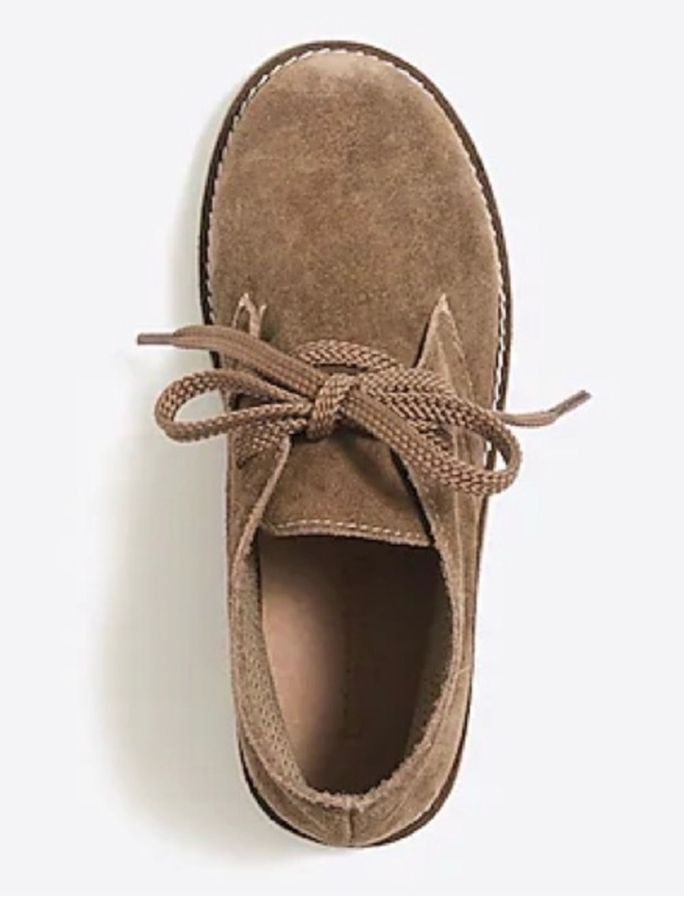 J.Crew Boys Suede Chukka Boot in Brown K4